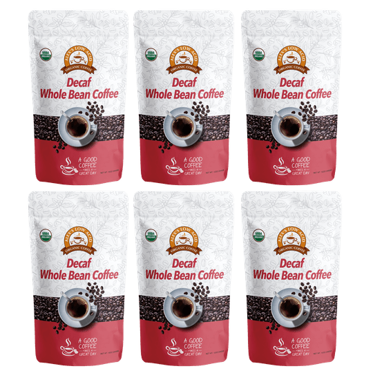 Alex's Low Acid Organic Coffee™ - Decaf Whole Bean (12oz)
