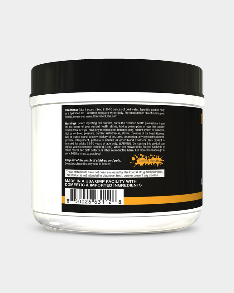 Controlled Labs Orange HydraPush Hydration Matrix