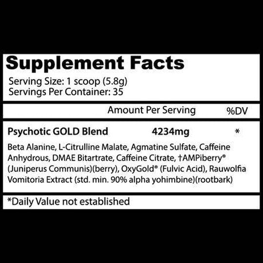 Insane Labz Psychotic Gold