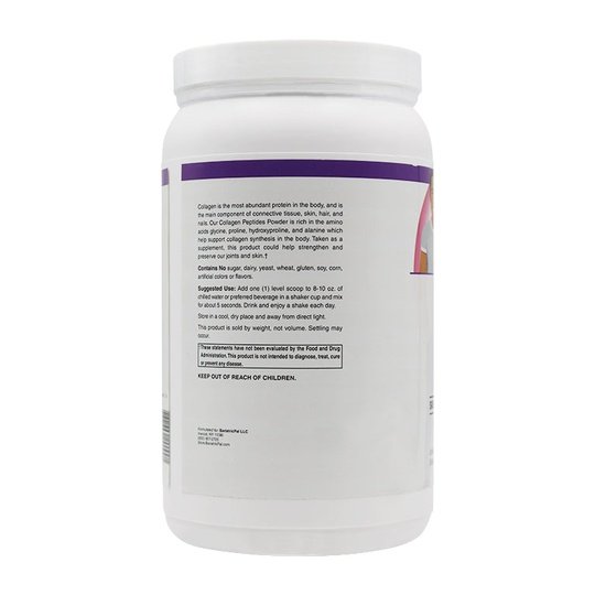 Collagen Peptides Powder (Hydrolyzed Type 1 & 3, Grass Fed) Skin, Hair, Nail & Joint Support by BariatricPal - Unflavored & Unsweetened