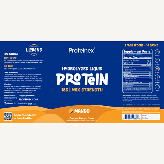 Proteinex 18g Liquid Protein - Available in 7 Flavors!