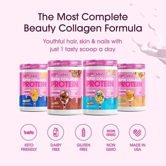 Super Collagen Protein Powder by Obvi - Unflavored