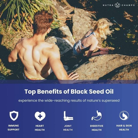 Black Seed Oil Capsules by NutraChamps