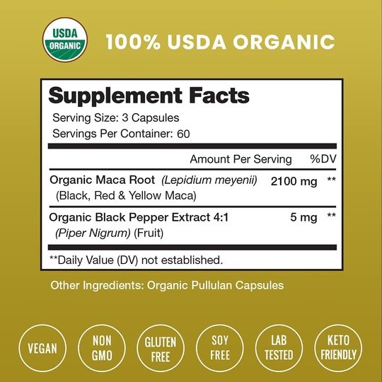 Maca Capsules by NutraChamps