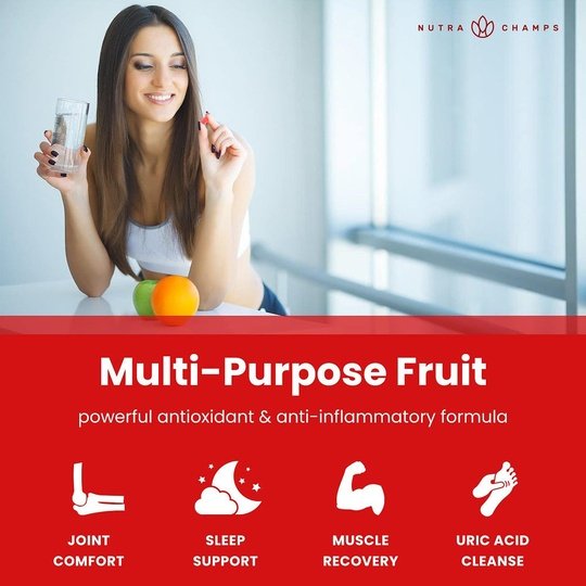 Tart Cherry Gummies by NutraChamps (CLEARANCE: Best by November 30, 2023)