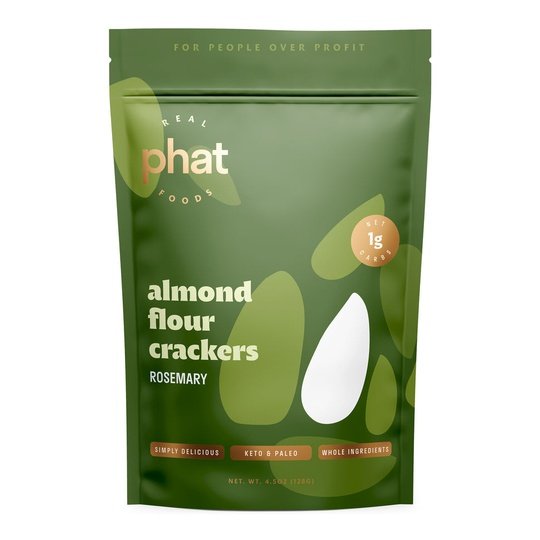 Almond Flour Crackers by Real Phat Foods (4.5 oz)