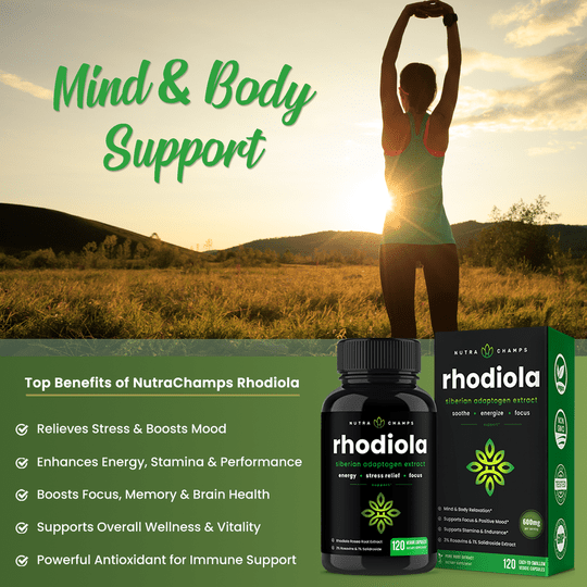 Rhodiola Rosea Capsules by NutraChamps