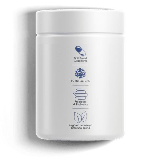SBO Probiotics 50 Billion CFU Capsules, Soil-Based Organisms with Prebiotics Supplement by Codeage