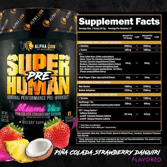 Alpha Lion Superhuman Pre