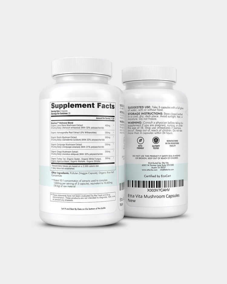 Etta Vita Mushwa Mushroom Capsules