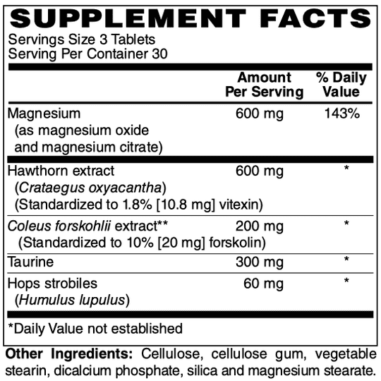 Blood Pressure Support Tabs 90's by Netrition