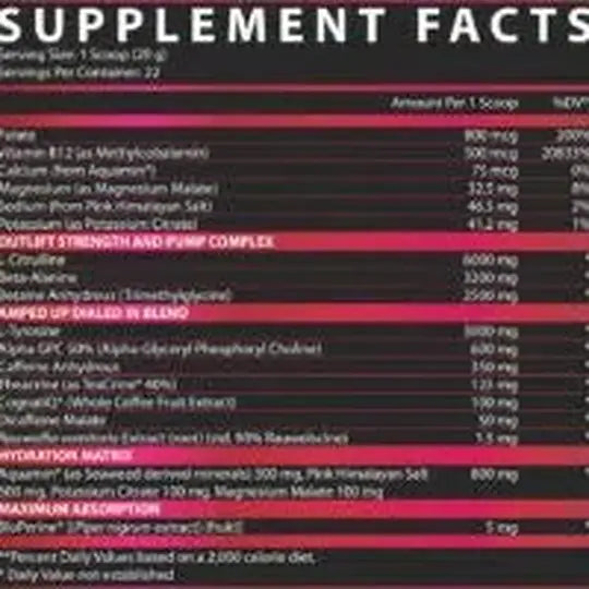 Nutrex Outlift Amped