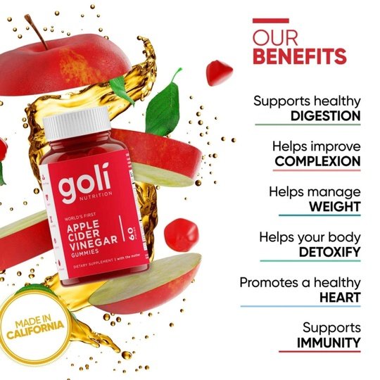 Goli Nutrition Apple Cider Vinegar Gummies