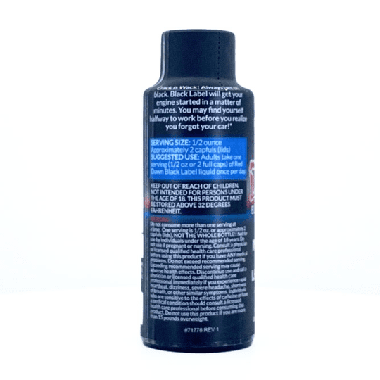 Red Dawn Black Label Formula