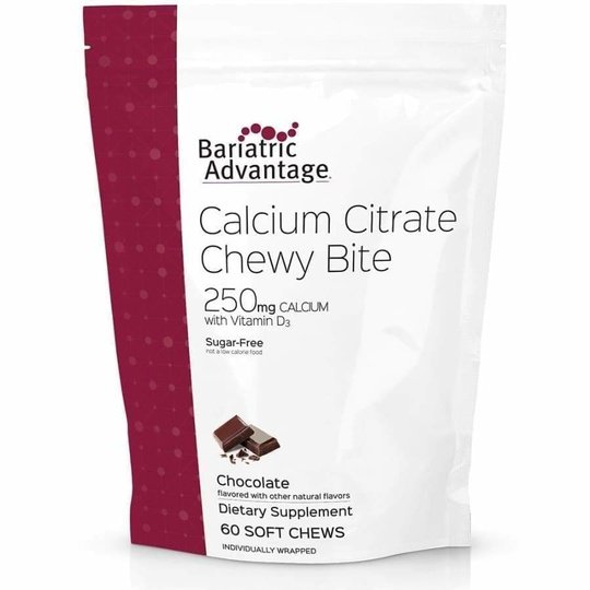 Bariatric Advantage Calcium Citrate Chewy Bites 250mg - Available in 3 Flavors!