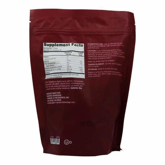 Bariatric Advantage Calcium Citrate Chewy Bites 500mg - Available in 10 Flavors!