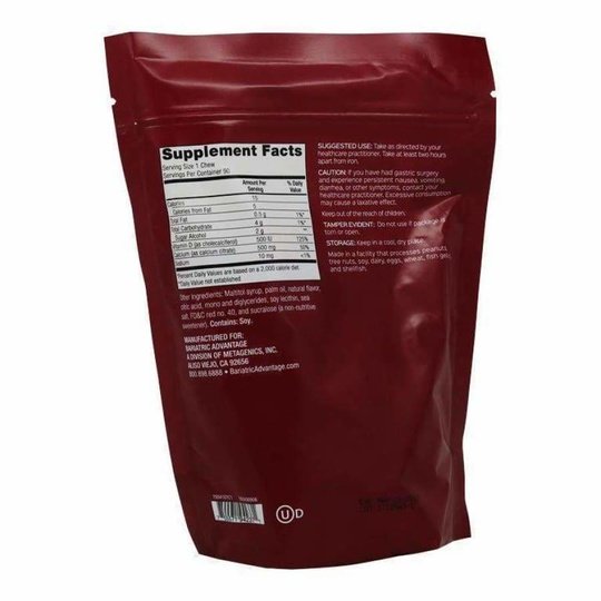 Bariatric Advantage Calcium Citrate Chewy Bites 500mg - Available in 10 Flavors!