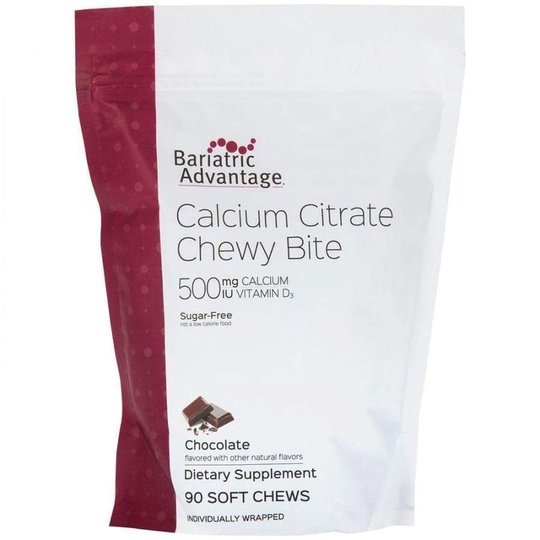 Bariatric Advantage Calcium Citrate Chewy Bites 500mg - Available in 10 Flavors!
