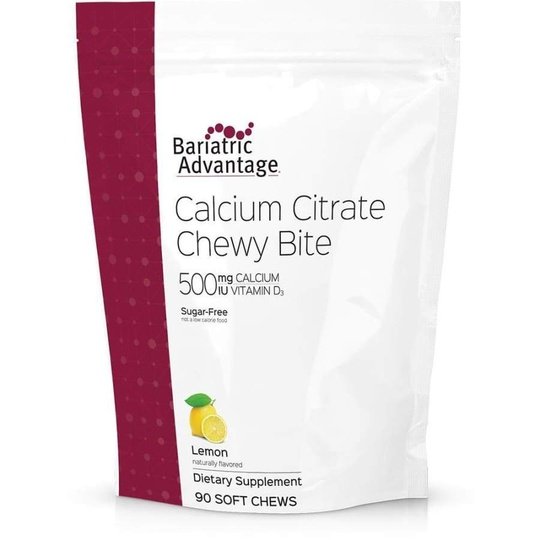 Bariatric Advantage Calcium Citrate Chewy Bites 500mg - Available in 10 Flavors!