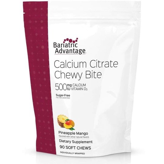 Bariatric Advantage Calcium Citrate Chewy Bites 500mg - Available in 10 Flavors!