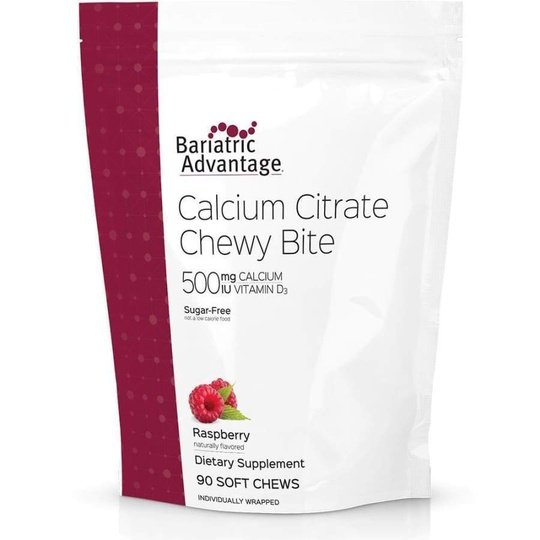 Bariatric Advantage Calcium Citrate Chewy Bites 500mg - Available in 10 Flavors!