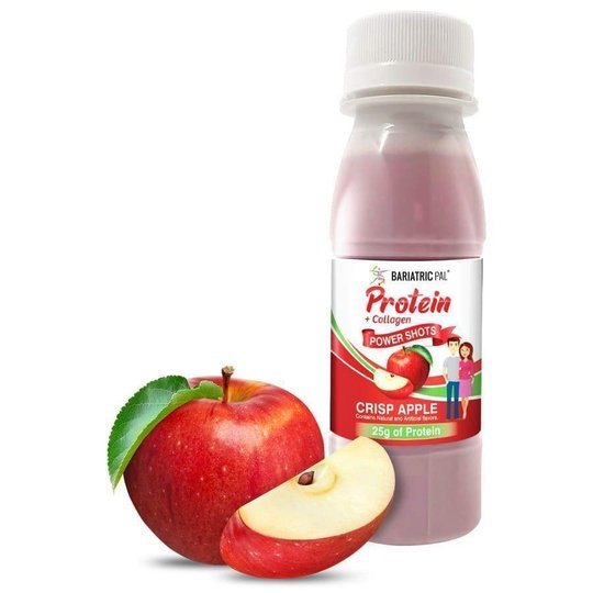 BariatricPal 25g Whey Protein & Collagen Power Shots - Crisp Apple