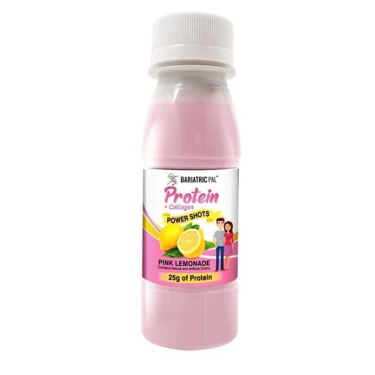 BariatricPal 25g Whey Protein & Collagen Power Shots - Pink Lemonade