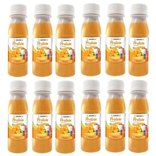 BariatricPal 25g Whey Protein & Collagen Power Shots - Tropical Orange