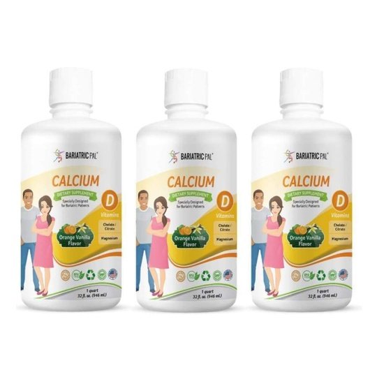 BariatricPal Liquid Advanced Calcium and Magnesium Supplement (Orange Vanilla Flavor)