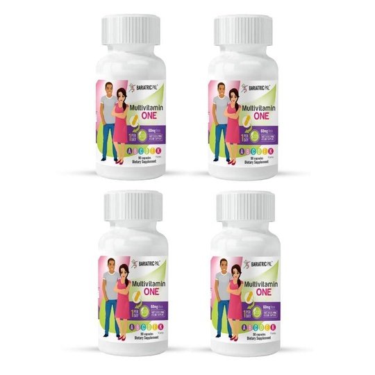 BariatricPal Multivitamin ONE "1 per Day!" Bariatric Multivitamin Capsule with 60mg Iron (NEW!)