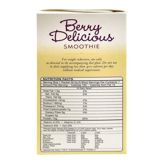 BariatricPal Protein Smoothie - Berry Delicious