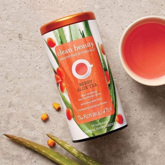 Beautifying Botanicals® Clean Beauty® Herbal Tea Bags By The Republic Of Tea - Berry Aloe (CLEARANCE: best by April 20, 2023)