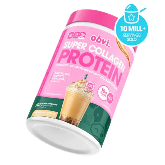 Super Collagen Protein Powder by Obvi - Caramel Macchiato