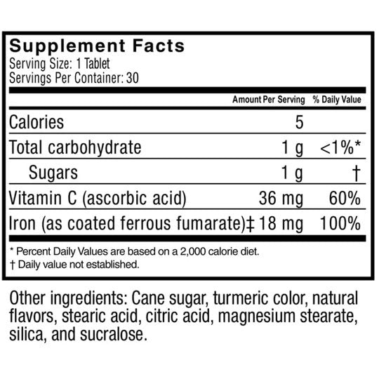 Celebrate Iron plus C - Available In 3 Flavors (18mg, 30mg & 60mg)
