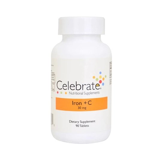 Celebrate Iron (30mg) Plus Vitamin C Tablets