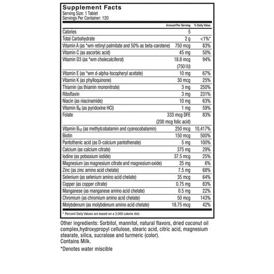 Celebrate Multivitamin with Calcium Citrate 2 In 1 - Chewable