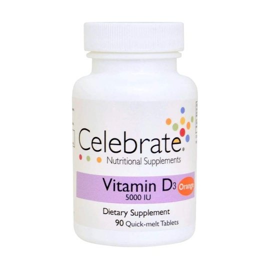 Celebrate Vitamin D3 (5000 IU) Quick-melt - Orange
