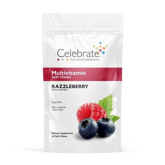 Celebrate Sugar-Free Multivitamin Soft Chew - Available in 4 Flavors!
