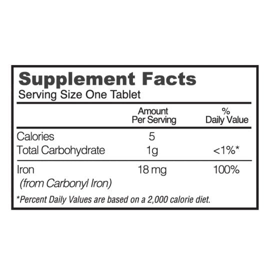 Ferretts Iron (18mg) - Chewable Tablets (60)