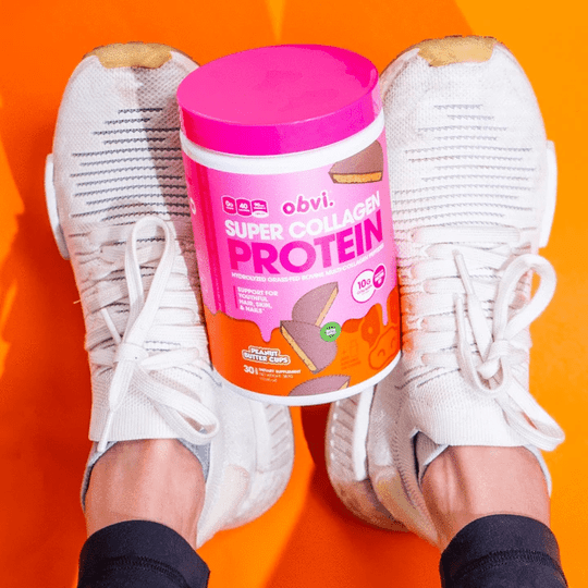 Super Collagen Protein Powder by Obvi - Peanut Butter Cups