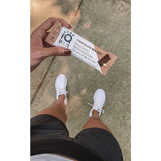 IQBar Vegan and Keto Protein Bars - Chocolate Sea Salt