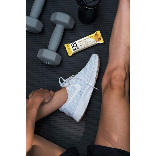 IQBar Vegan and Keto Protein Bars - Peanut Butter Chip