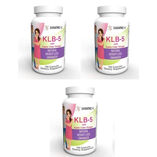 KLB-5 with Apple Cider Vinegar Natural Weight Loss Enhancer by BariatricPal