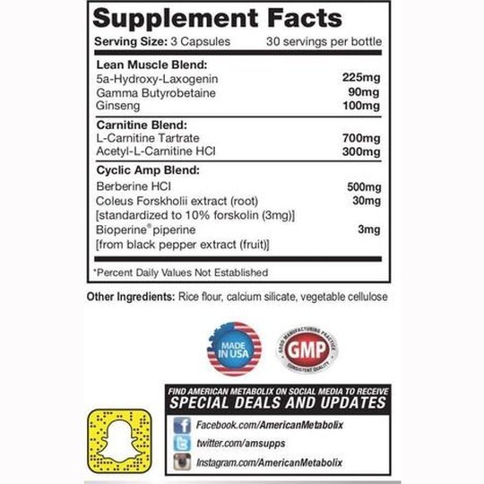 American Metabolix Lean Muscle (90 Caps)