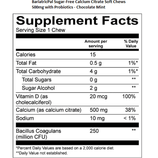 Gastric Band Complete Bariatric Vitamin Pack by BariatricPal - Chewables & Chews