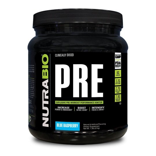 NutraBio Pre (Regular and Stim Free)