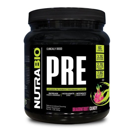 NutraBio Pre (Regular and Stim Free)