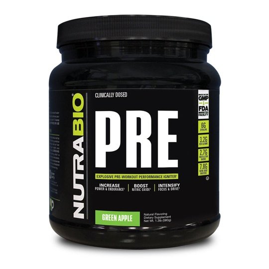 NutraBio Pre (Regular and Stim Free)