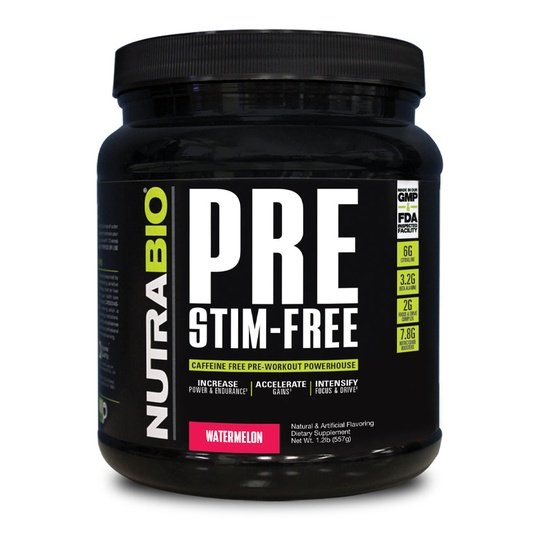 NutraBio Pre (Regular and Stim Free)