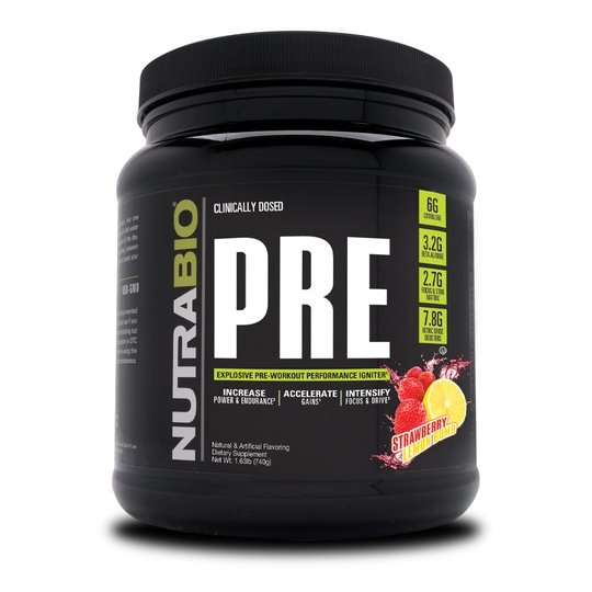 NutraBio Pre (Regular and Stim Free)